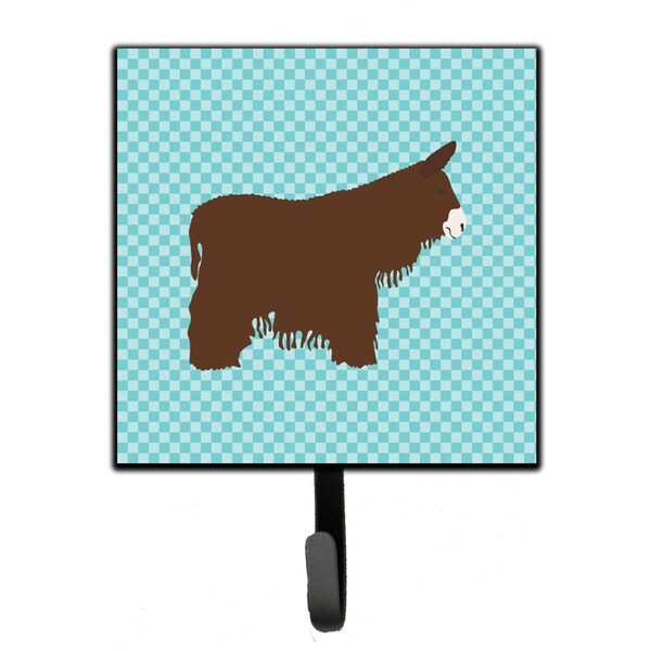 Jensendistributionservices Poitou Poiteuin Donkey Blue Check Leash or Key Holder MI1655455 - main